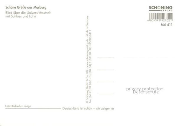 Marburg Lahn mit Schlossblick – Bild 2