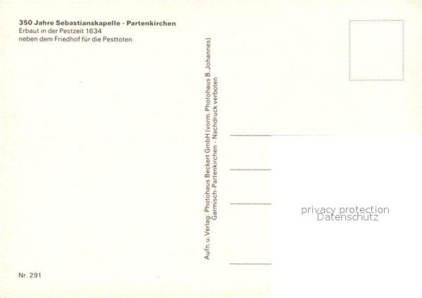 Partenkirchen Sebastianskapelle – Bild 2