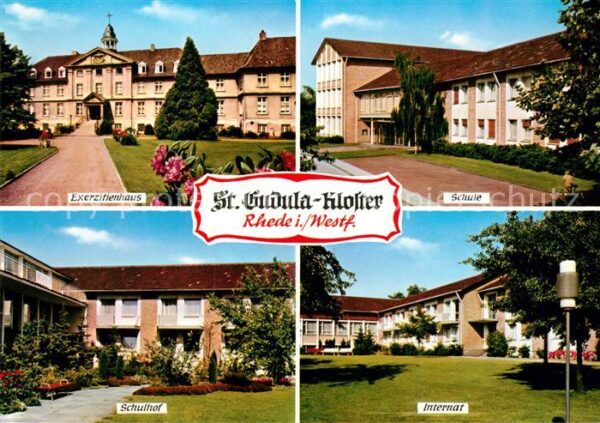 Rhede Westfalen St Gudula Kloster Exerzitienhaus Schule