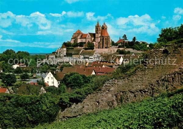 Breisach Rhein Blick vom Stephansmünster vom Eckartsbe