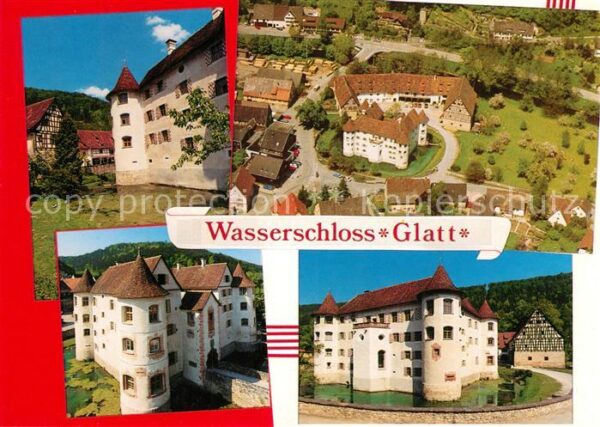 Glatt Wasserschloss Glatt Fliegeraufnahme