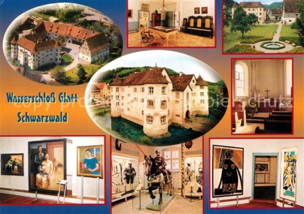 Glatt Wasserschloss Glatt Fliegeraufnahme Tei