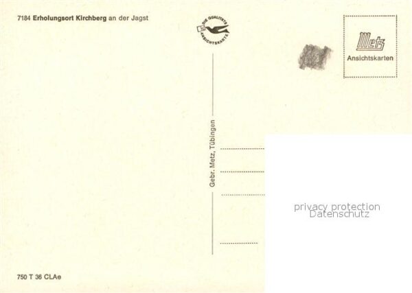 Kirchberg Jagst Ortsansicht Parkbank – Bild 2