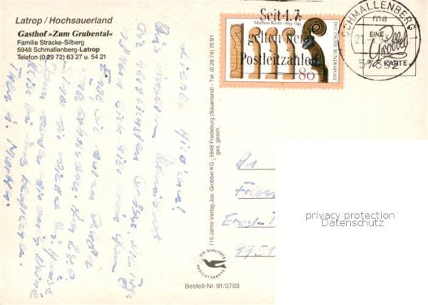 Latrop Sauerland Park Gasthaus Franz Bosch Brücke Ortsmo – Bild 2