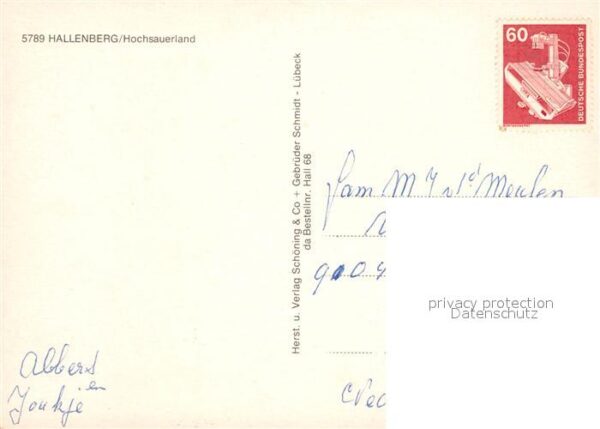 Hallenberg Ortsmotive Brunnen Aussichtsturm Fachwe – Bild 2