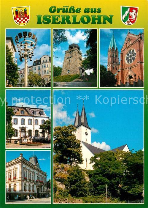 Iserlohn Schloss Kirchen Turm Rathaus