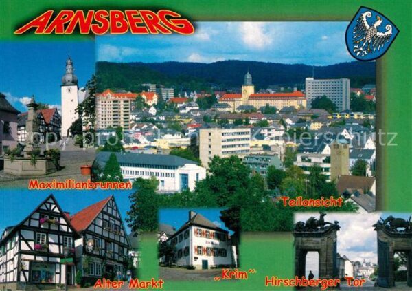 Arnsberg Westfalen Maximiliansbrunnen Teilansicht Alter Ma