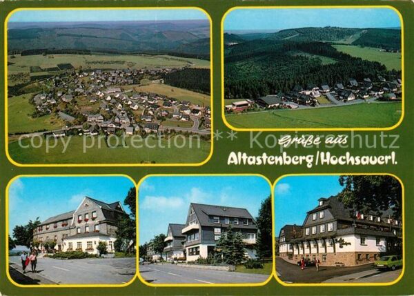 Altastenberg Fliegeraufnahmen Strassenpartien Hotel