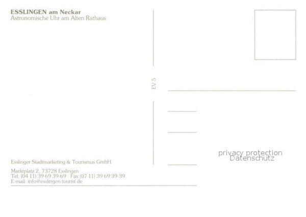 Esslingen Neckar Astronomische Uhr am Alten Rathaus – Bild 2