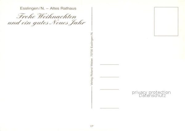 Esslingen Neckar Altes Rathaus zur Weihnachtszeit – Bild 2