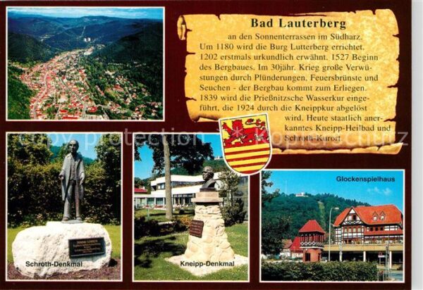Bad Lauterberg Fliegeraufnahme Schroth Denkmal Kneipp