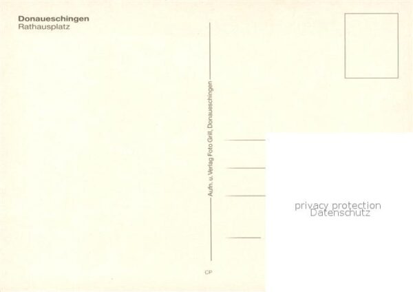 Donaueschingen Rathausplatz – Bild 2