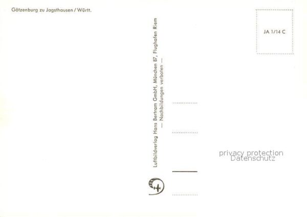Jagsthausen Jagst Götzenburg Fliegeraufnahme – Bild 2
