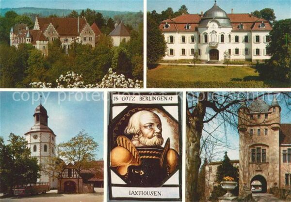 Jagsthausen Jagst Schloss Details Portrait Götz Berlingen
