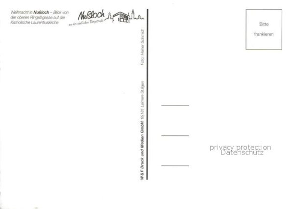 Nussloch Blick von der oberen Ringelsgasse auf d – Bild 2