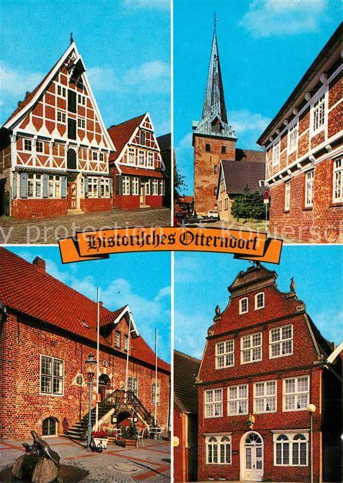 Otterndorf Niederelbe Dorfpartien Kirche Rathaus