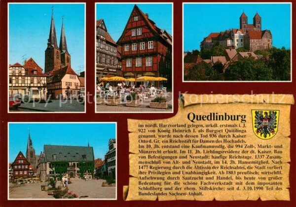 Quedlinburg St Nikolai Kirche Histor Fachwerkhaus S