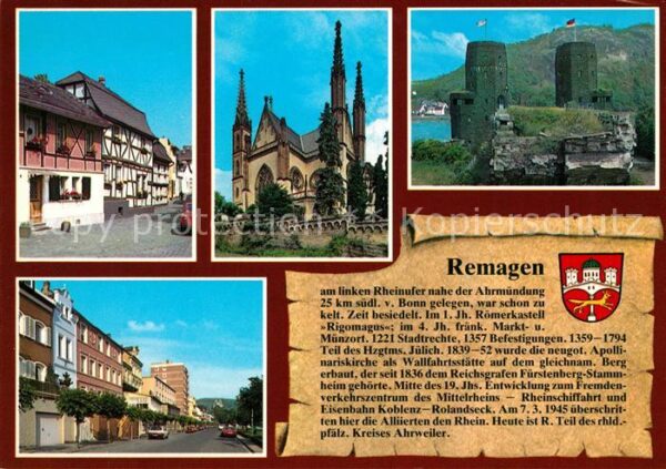 Remagen Milchgasse Apollinariskirche Pfeiler de