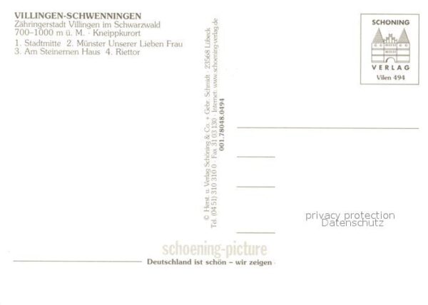 Villingen-Schwenningen Stadtmitte Münster UL Frau Steinernes H – Bild 2