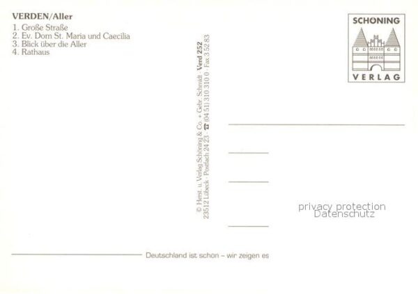 Verden Aller Grosse Strasse Ev Dom St Maria und Caec – Bild 2