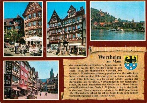 Wertheim Main Hahnsches Haus am Marktplatz Engelsbrun