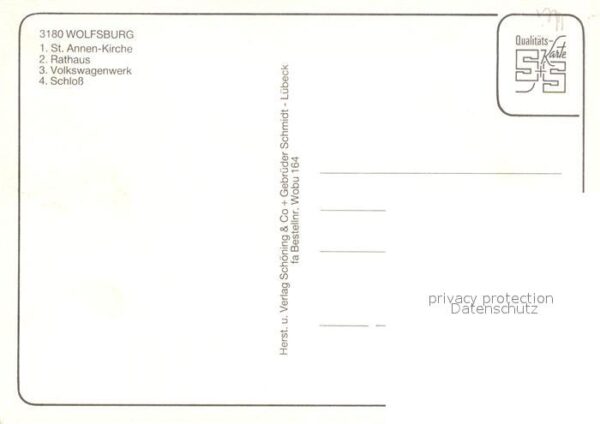 Wolfsburg St Annenkirche Rathaus VW Werk Schloss – Bild 2