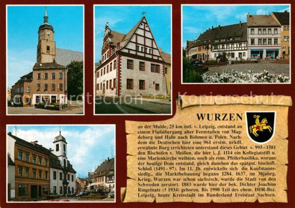Wurzen Sachsen Wenceslaikirche Museum Marktplatz Ratha