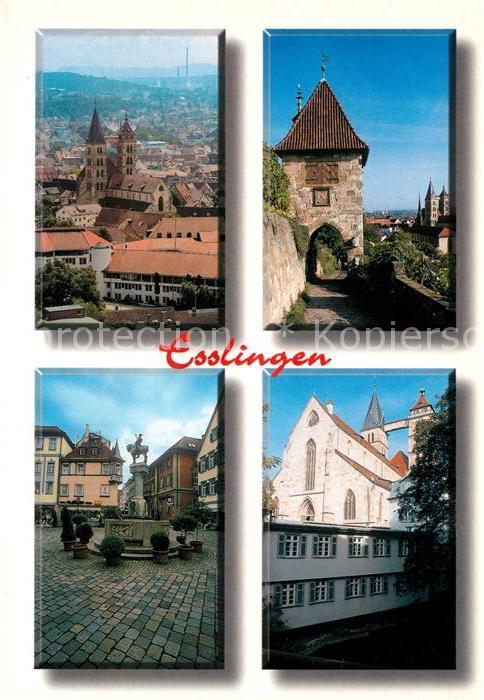 Esslingen Neckar Kirche Stadttor Marktplatz