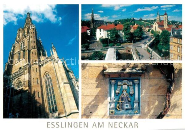 Esslingen Neckar Turm der Frauenkirche Wappen am Kielmey