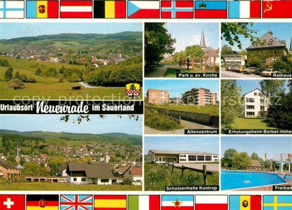 Neuenrade Rathaus evangelische Kirche Erholungshe