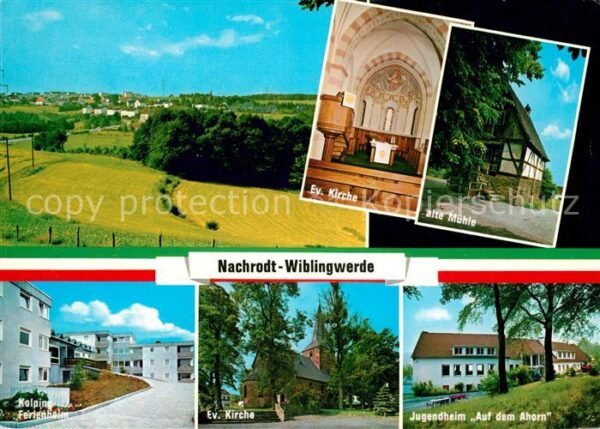 Nachrodt-Wiblingwerde Evangelische Kriche alte Mühle Jugendhe