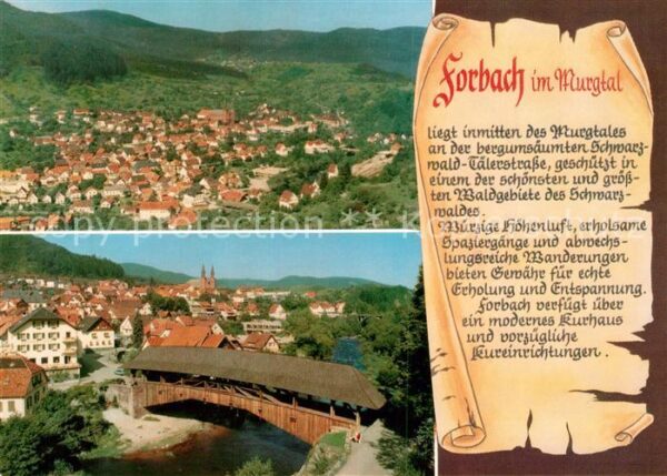 Forbach Baden Holzbrücke Hotel Goldener Hirsch