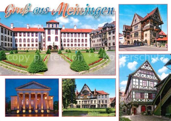 Meiningen Thueringen Büchnersches Hinterhaus Meininger Theat