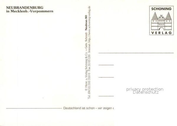 Neubrandenburg Fritz Reuter Fangelturm Johanniskirche – Bild 2