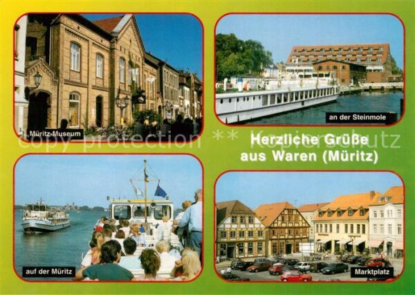 Waren Mueritz Steinmole Müritz-Museum Marktplatz