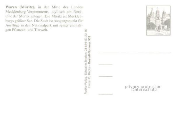 Waren Mueritz Steinmole Müritz-Museum Marktplatz – Bild 2