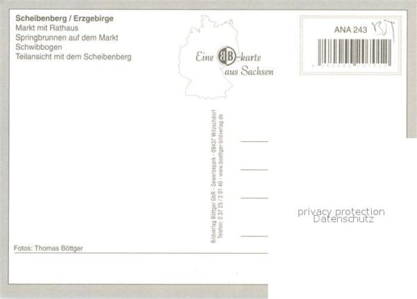 Scheibenberg Markt Rathaus Schwibbogen – Bild 2