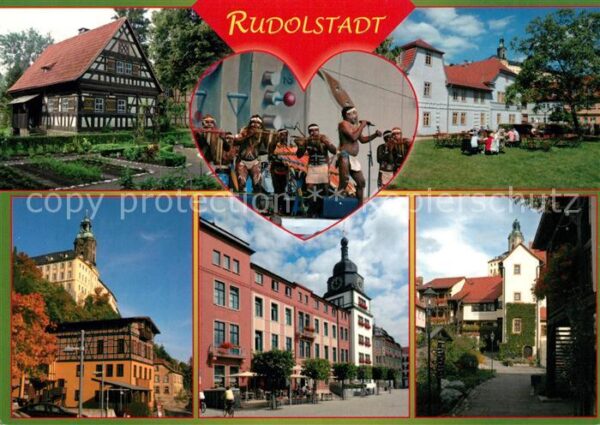 Rudolstadt Bauernhäuser Schillermuseum Rathaus