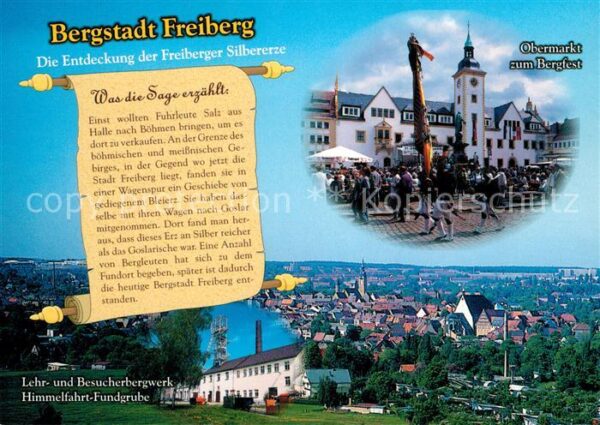 Freiberg Sachsen Obermarkt Bergfest