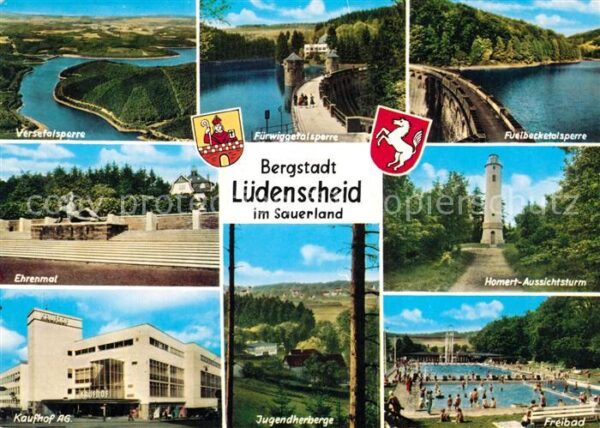 Luedenscheid Ehrenmal Jugendherberge Homert-Aussicht