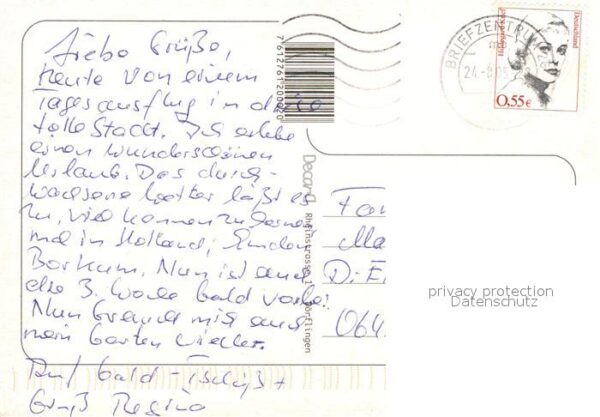 Leer Ostfriesland Windmühle Hafen Kirche Denkmal – Bild 2
