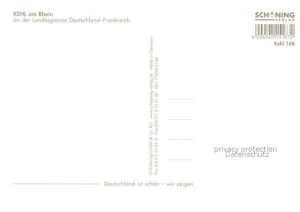 Kehl Rhein Denkmal Schmetterlin Schwäne Kirche See – Bild 2