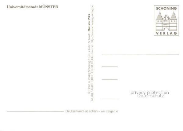 Muenster Westfalen Rathaus Marktplatz Kirche – Bild 2