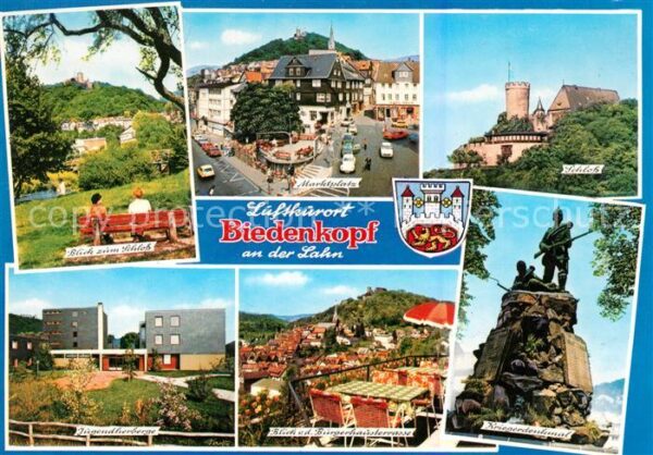 Biedenkopf Marktplatz Schloss Kriegerdenkmal