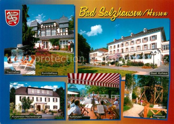 Bad Salzhausen Thermalbad Kurmittelhaus Kurhaus Kurpen