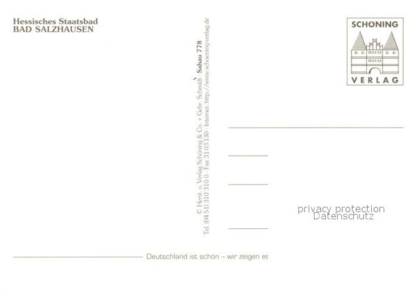 Bad Salzhausen Thermalbad Kurmittelhaus Kurhaus Kurpen – Bild 2