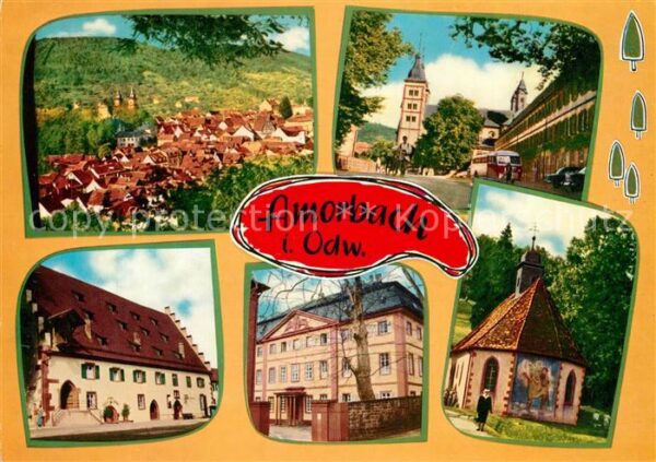 Amorbach Miltenberg Panorama Schlossmühle Palais Amorsbrunn