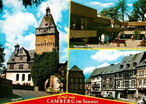 Camberg Bad Obertor Marktplatz Bürgerhaus
