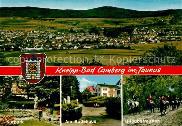 Bad Camberg Panorama Kurpark Badehaus Ausritt
