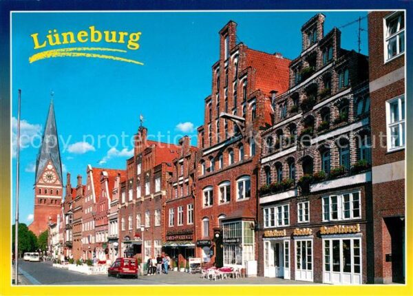 Lueneburg Giebelhäuser Am Sande Sankt Johannis
